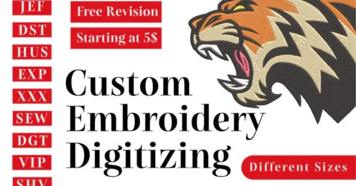 Best Custom Embroidery Digitizing Services And Vector Art Tracing Services | EMB Digital Files